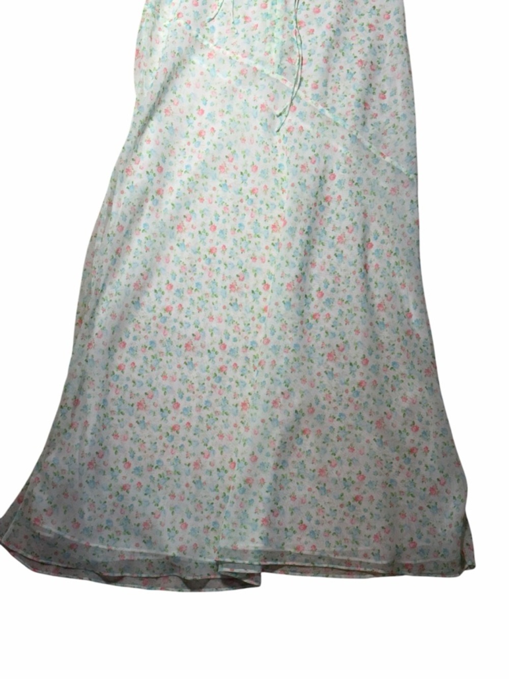 For Love & Lemons Pastel Floral Summer Breeze Maxi Dress Womans M - Picture 7 of 8